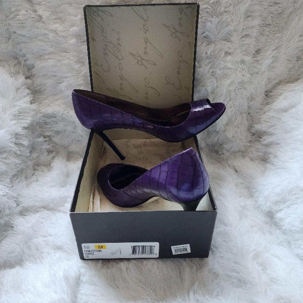 Enzo Angiolini Eamerryann Purple heels